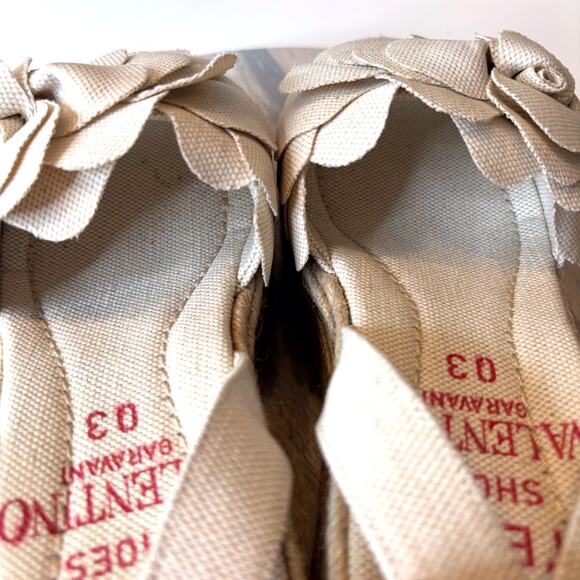 Valentino Garavani Atelier 03 Rose Edition Wedge Espadrille Sandals EU 35 US 5 - Picture 5 of 15